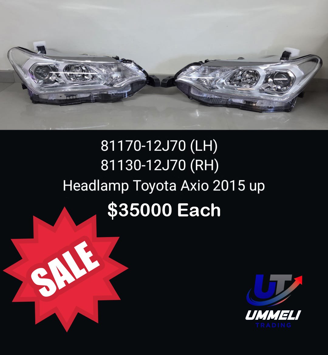 TOYOTA Axio 2016 DBA-NZE164 Headlights
